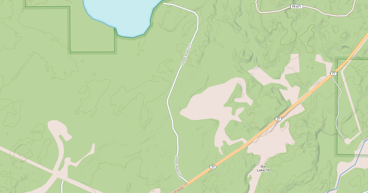 Map preview of FR 672