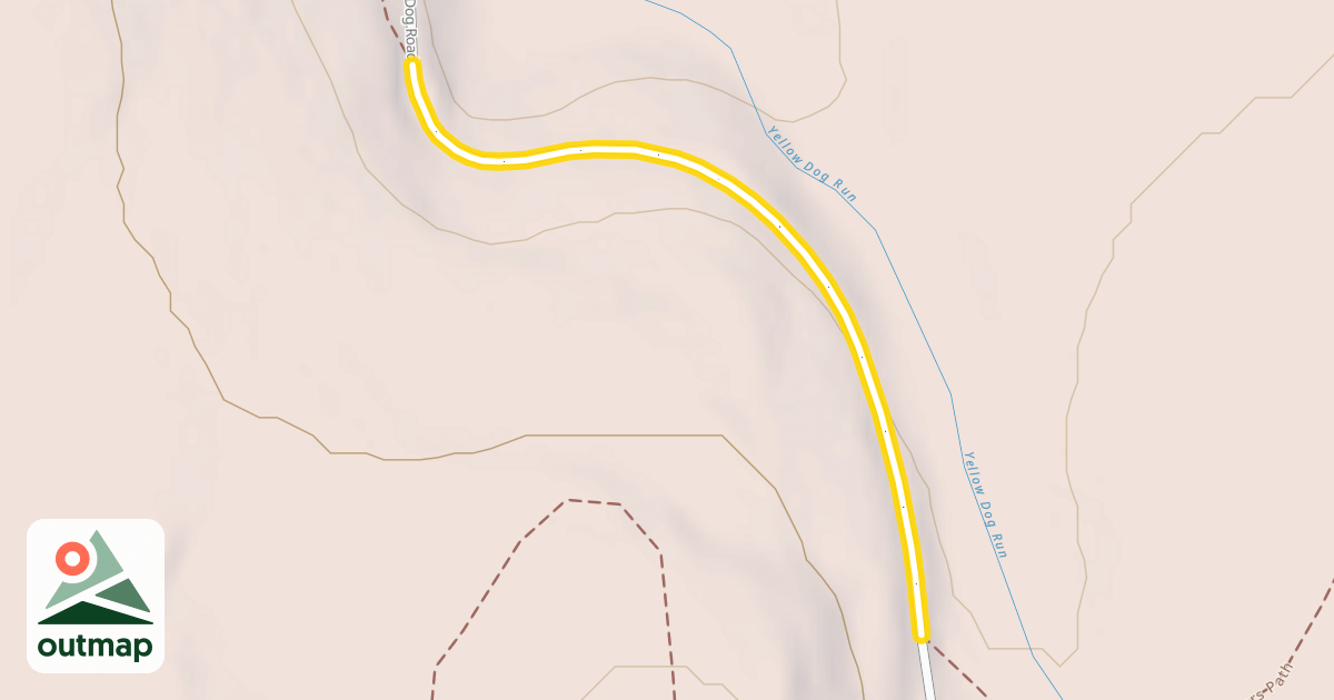 Map of Yellow Dog Road