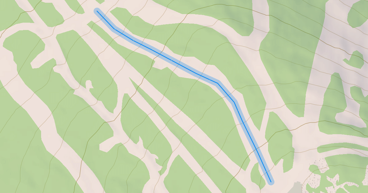 Map preview of Tote Road Extension