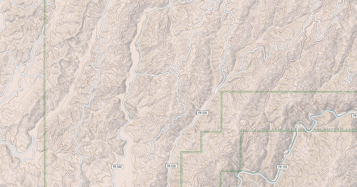 Map preview of LONG RIDGE