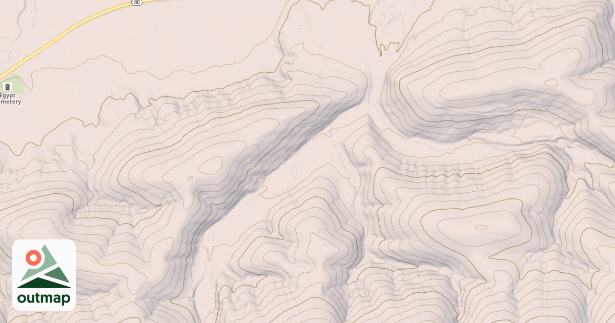 Map of SOUTH CEDAR