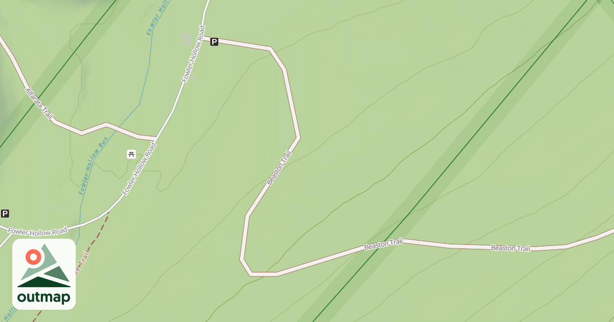 Map of Fowlers Hollow Trails