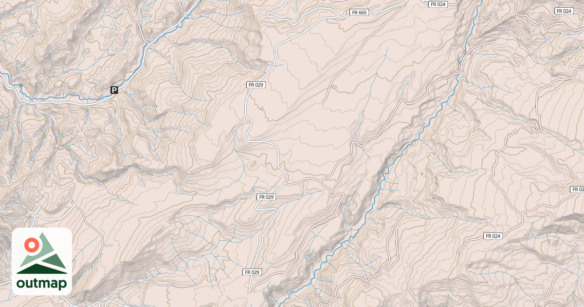 Map of ECHO CANYON