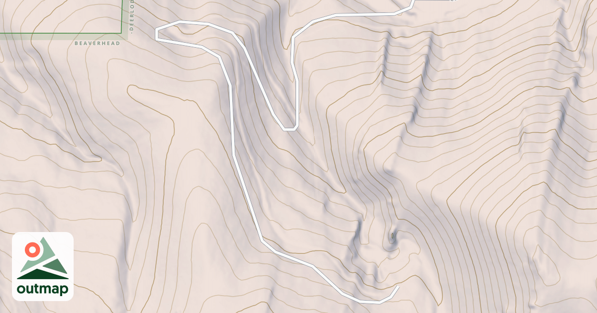 Map of USFS National Forest System Roads {1672C756-C3C0-4693-B294-91B3565DD6BF}