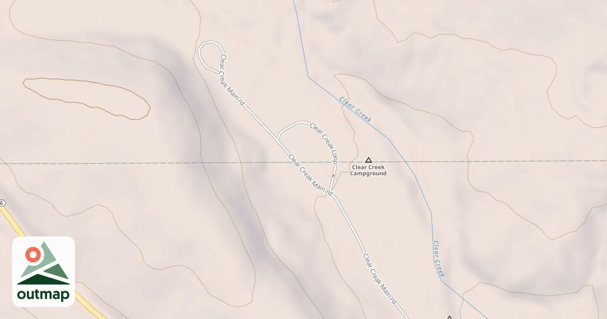 Map of CLEAR CREEK GROUP  AREA