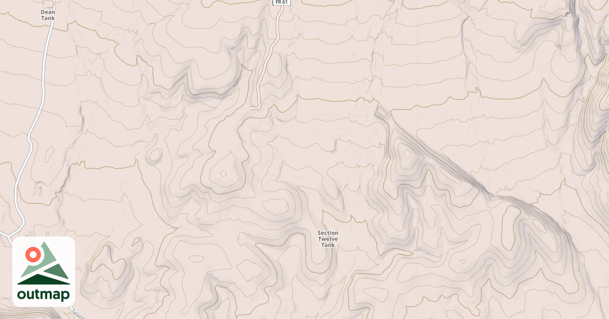 Map of SALAZAR CANYON