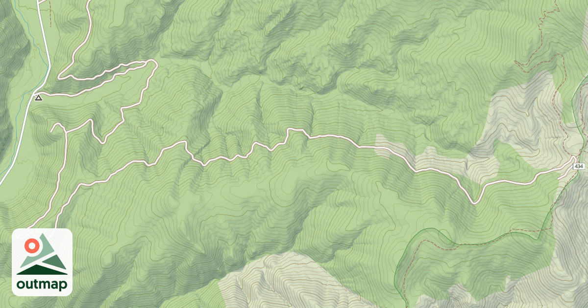 Map of (FDR) LICK CREEK