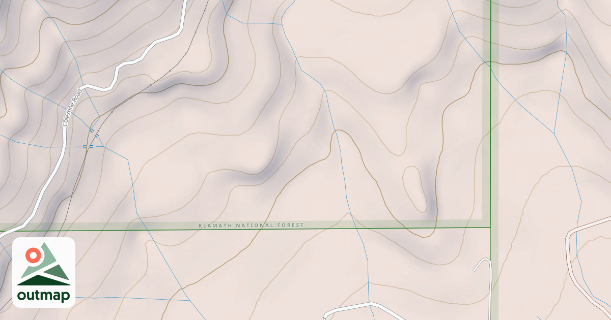 Map of COLESTINE VIEW