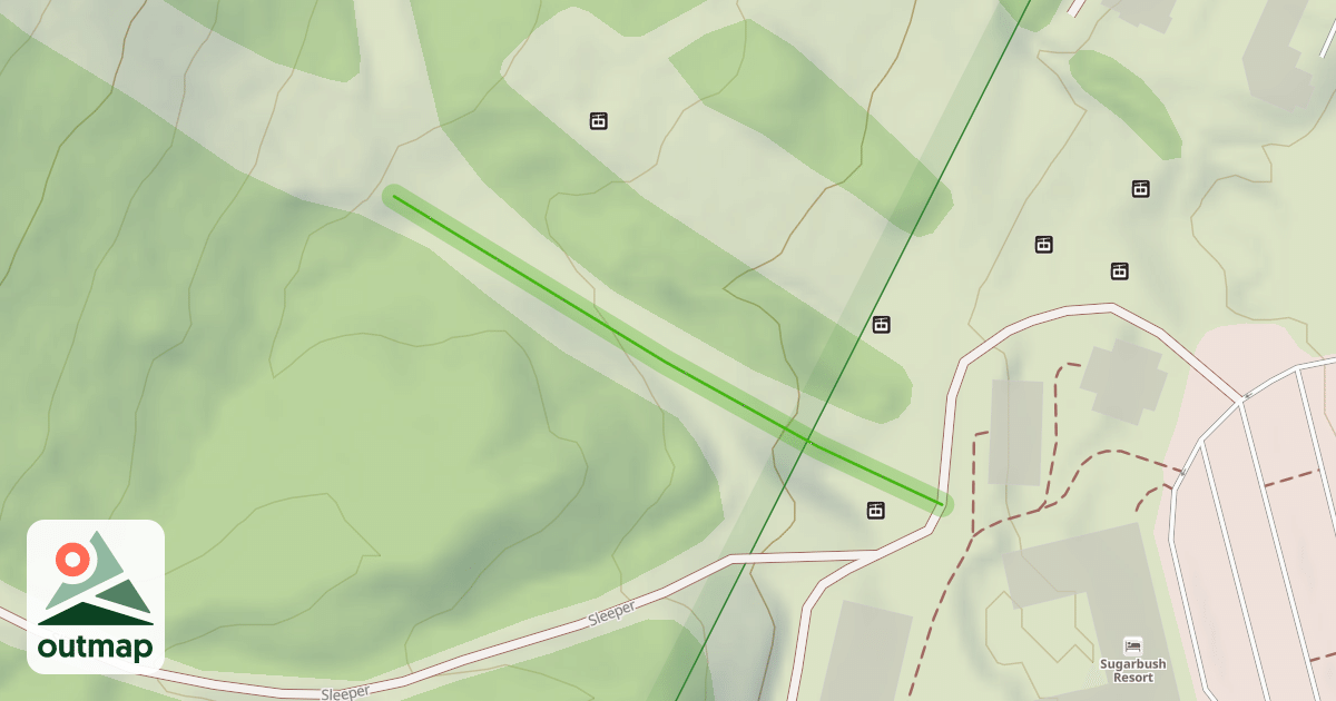Map of Lower Hot Shot