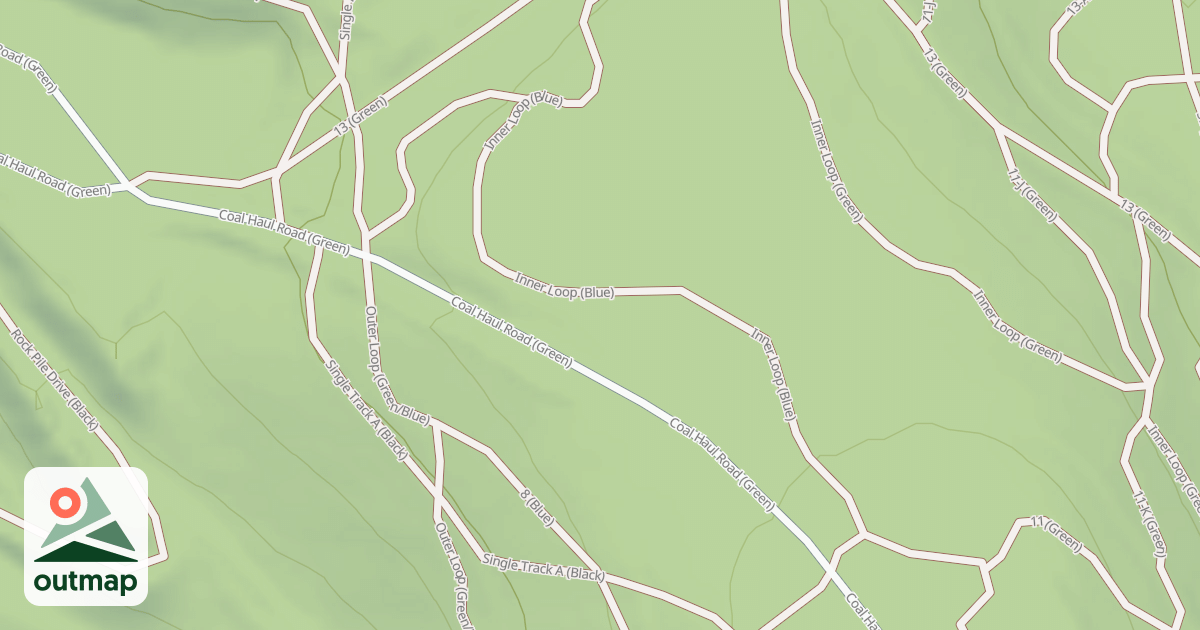 Map of Rock Run ATV Trails