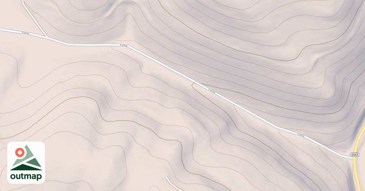 Map of FENIMORE CANYON