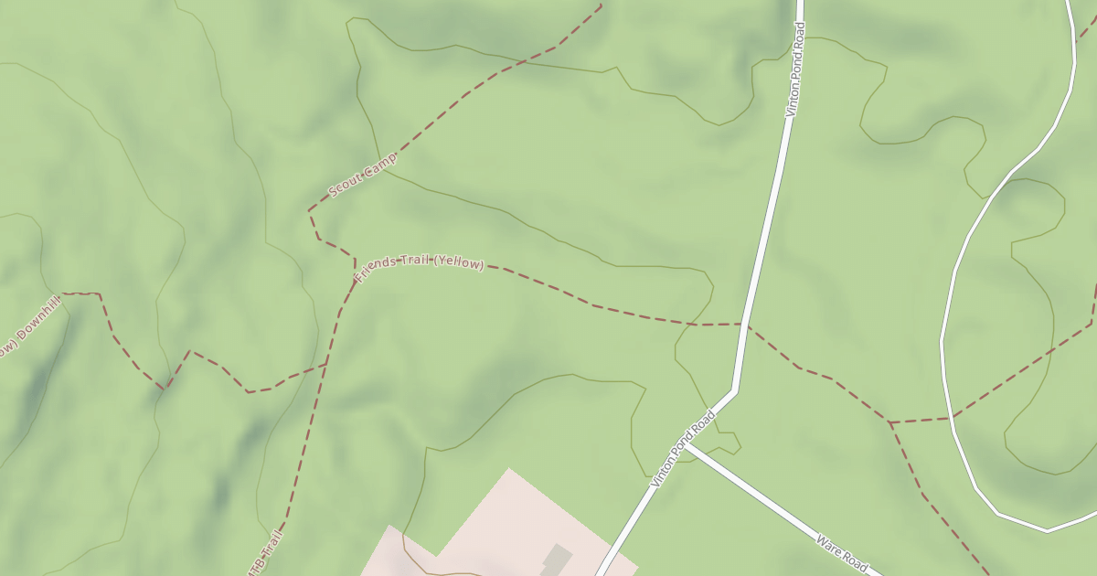 Map preview of Friends' Trail (Yellow)