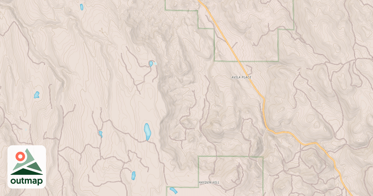 Map of ANDERSON RANCH