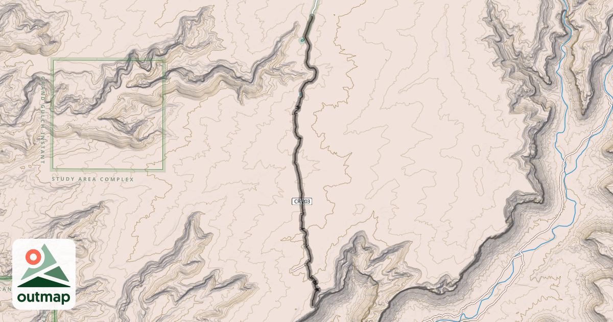 Map of Point Lookout Road