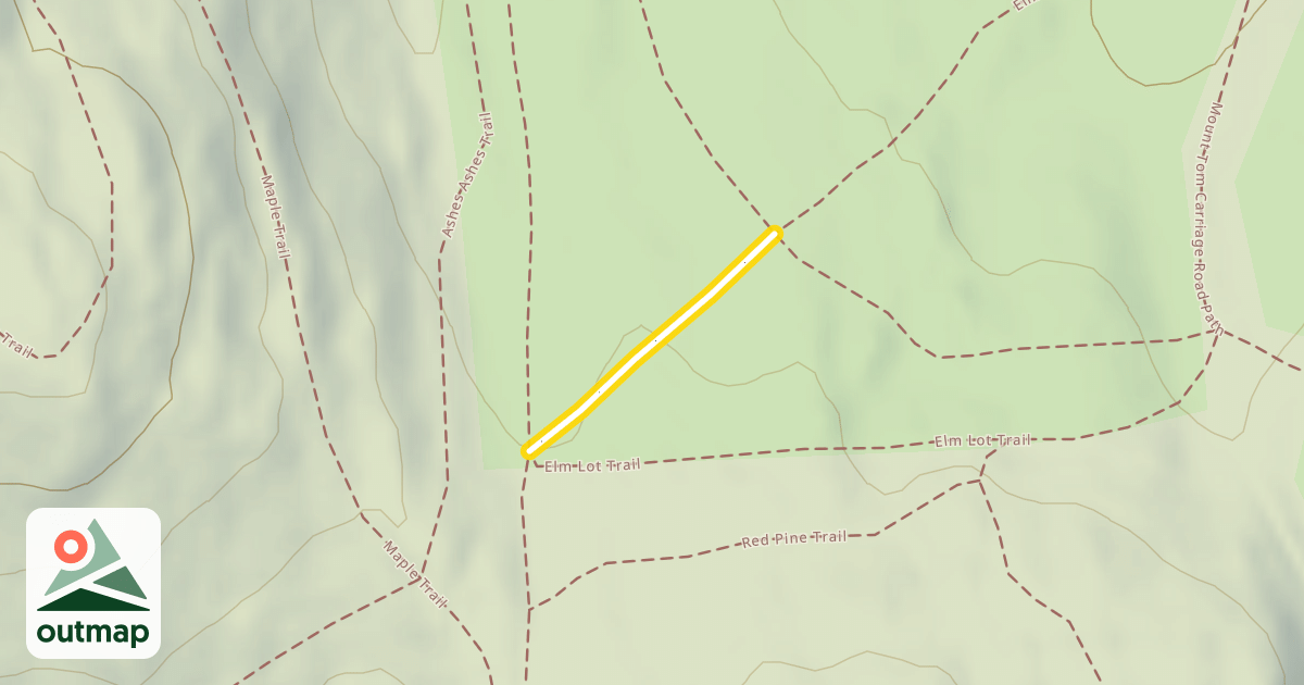 Map of Elm Lot Trail