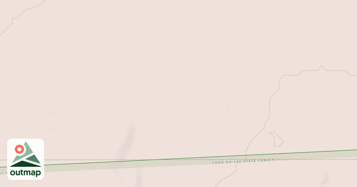 Map of Fond du Lac State Forest Trails