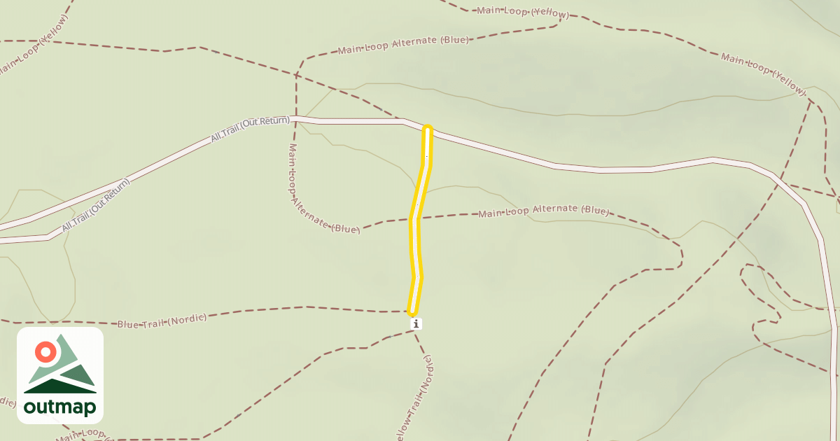 Map of All Trail (Out Return)
