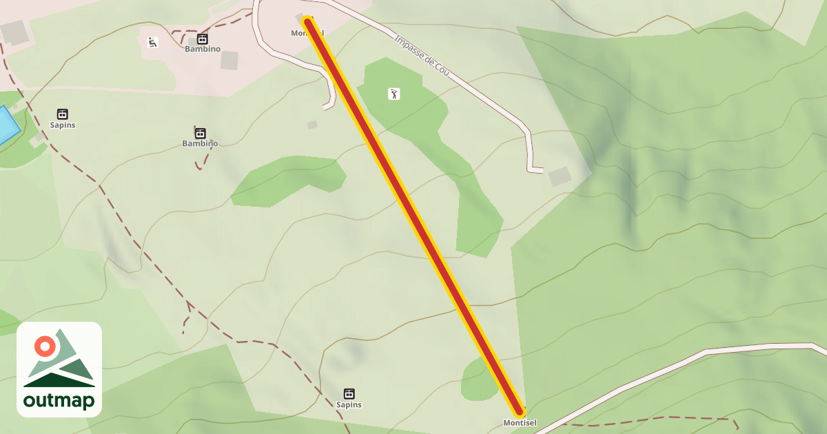 Map of Montisel