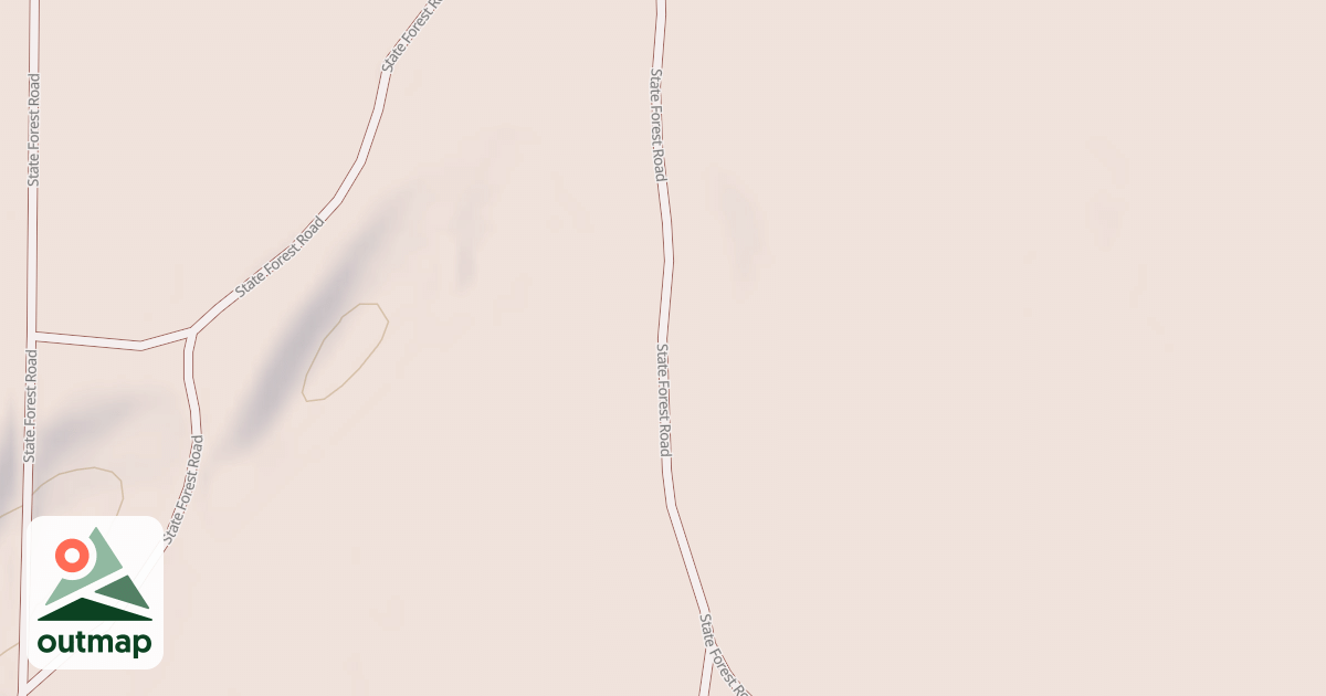 Map of General C.C. Andrews State Forest Trails