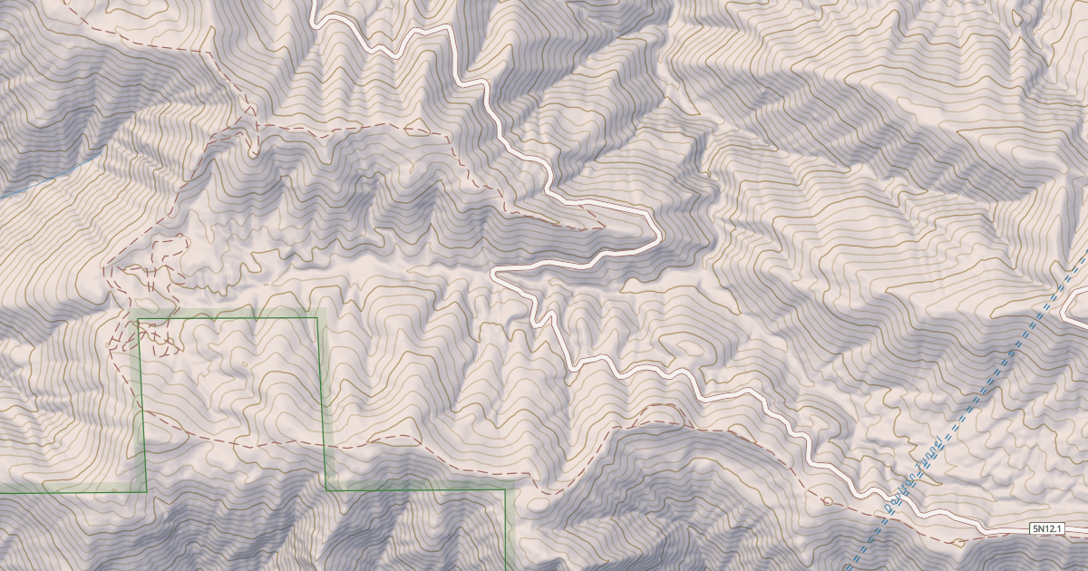 Map preview of USFS Motor Vehicle Use Map Trails 6828