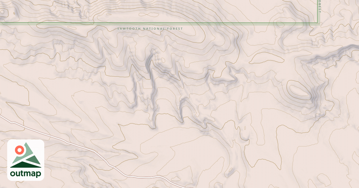 Map of HIGH PLATEAU