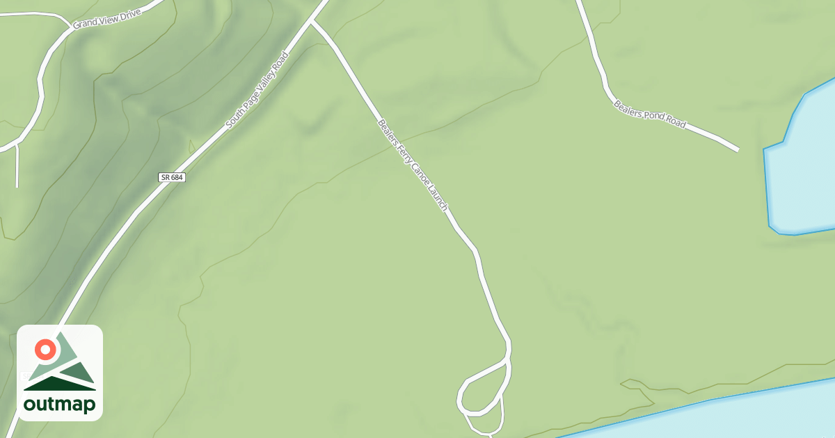 Map of BEALERS FERRY CANOE LAUNCH