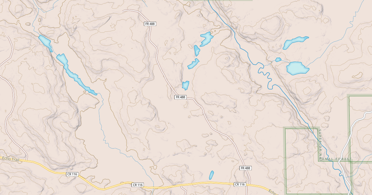 Map preview of ECHO RIVER