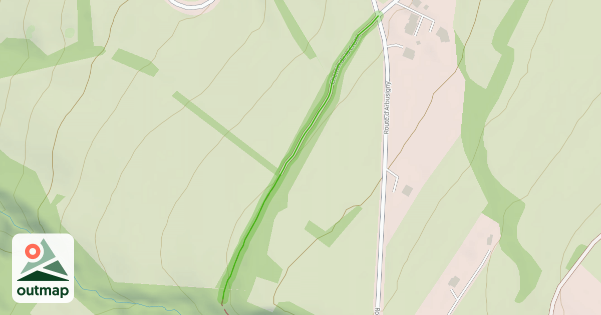 Map of Chemin de la Crotte