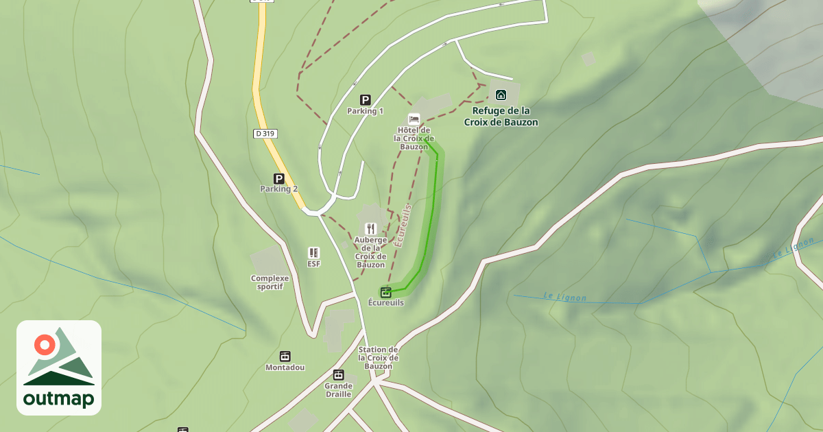 Map of Les Ecureuils