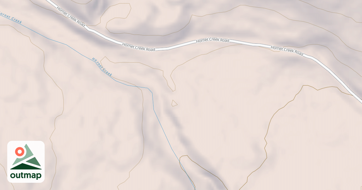 Map of HORNET DISPERSED RECREATION