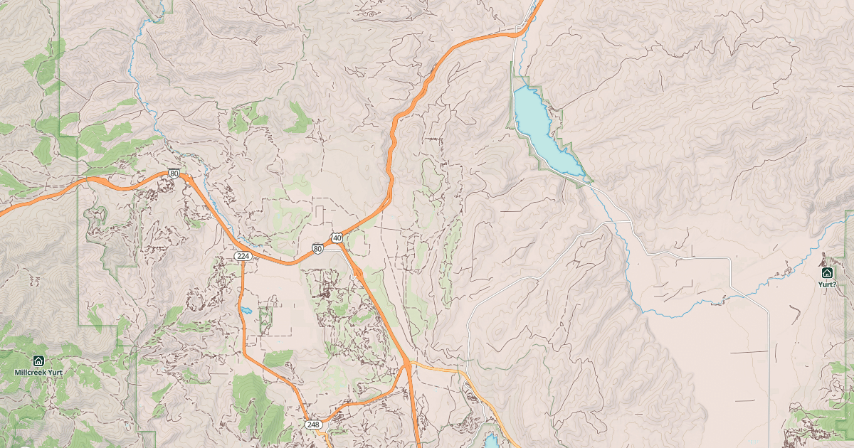 Map preview of Union Pacific Rail Trail