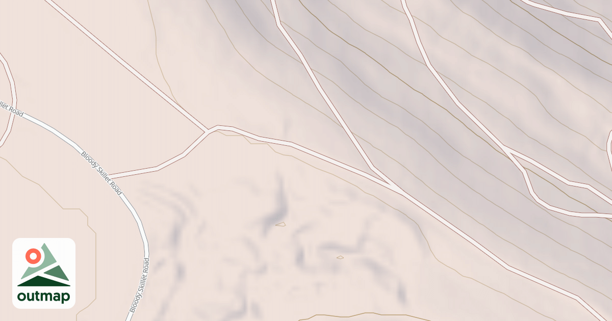 Map of Bloody Skillet ATV Trail