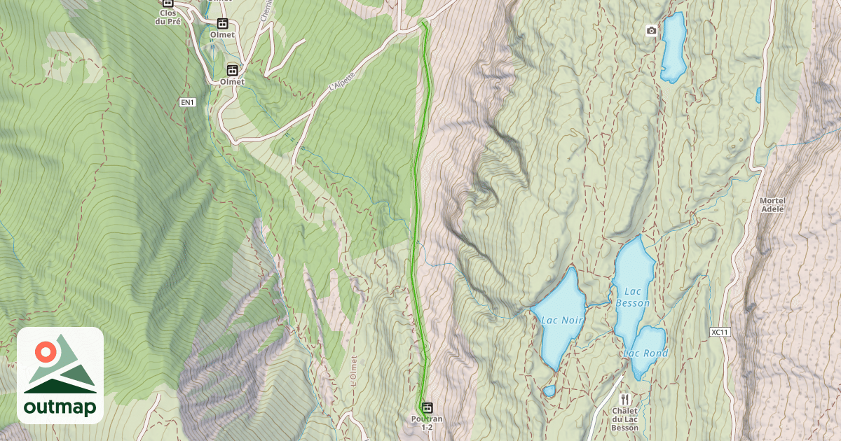 Map of Champ Clotury