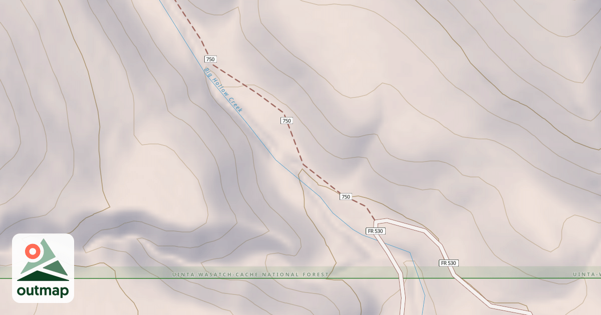 Map of BIG HOLLOW-80530