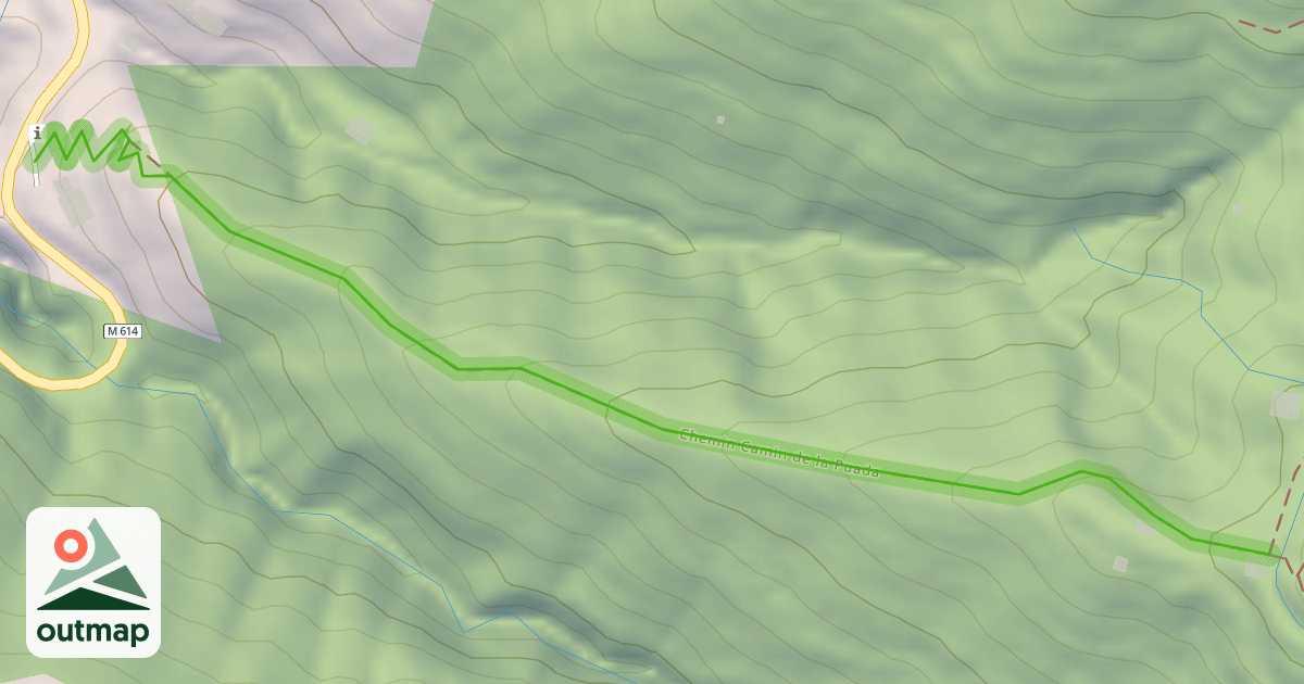 Map of Chemin Camin de la Puada