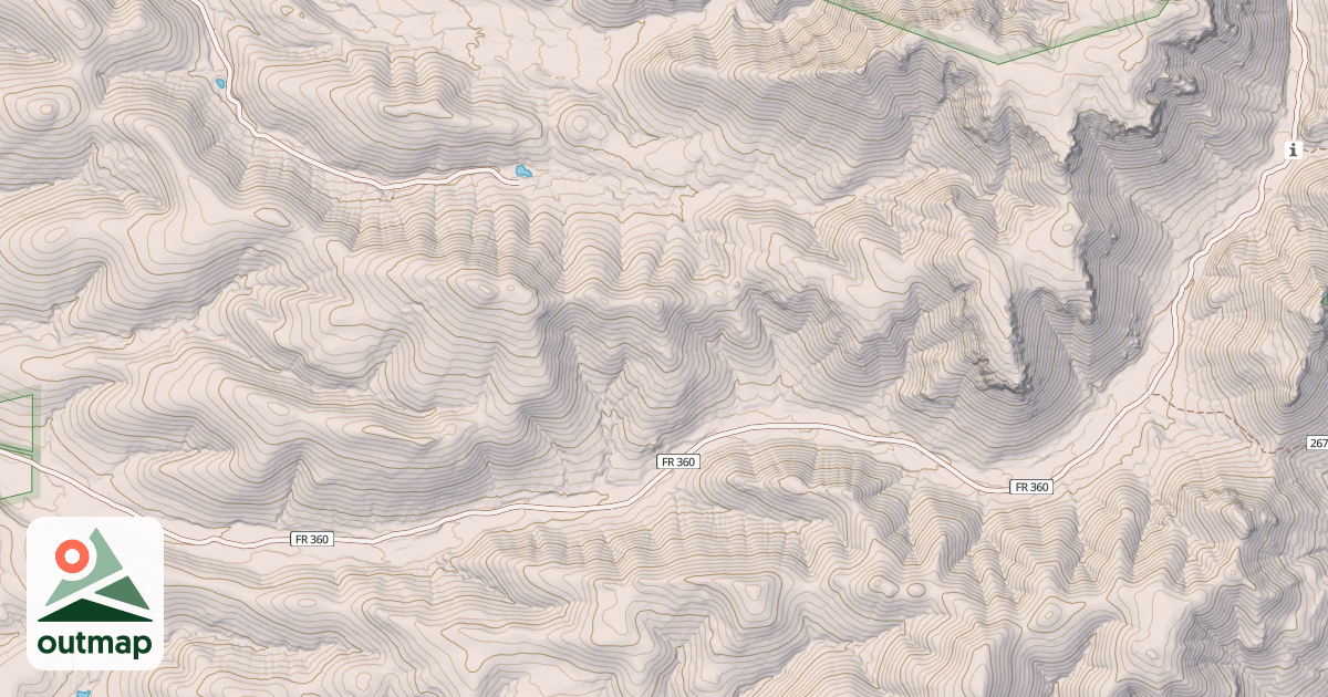 Map of JOHN LONG CANYON