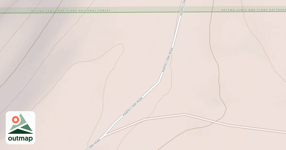 Map of MOOSE MOUNTAIN