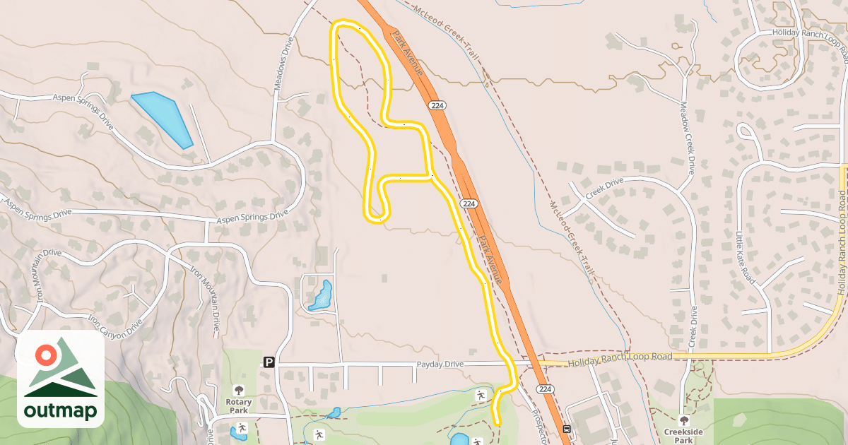Map of Dog Nordic Loop