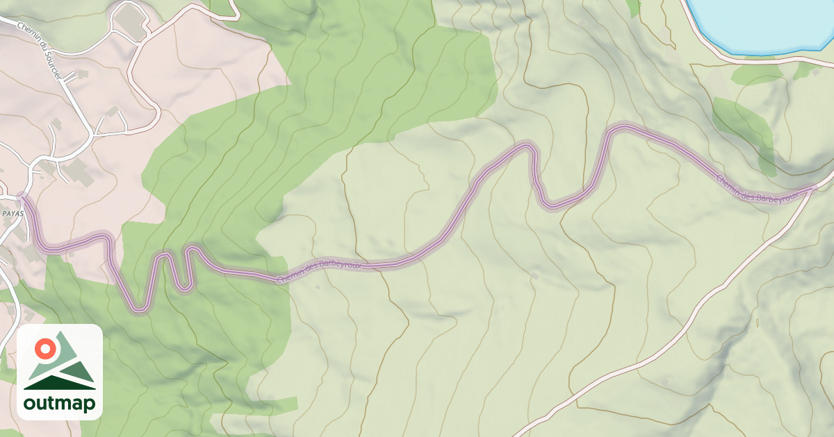 Map of Chemin des Barbeyroux