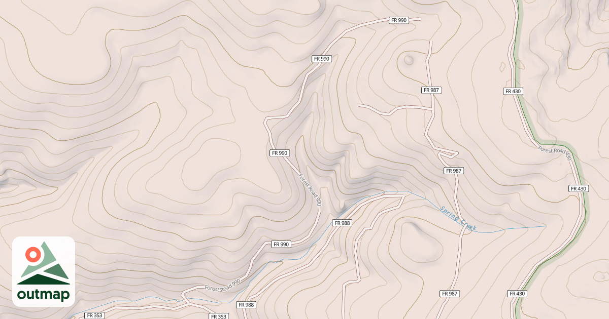 Map of USFS National Forest System Roads {77FCD47F-5F55-473A-9391-6009895938EF}