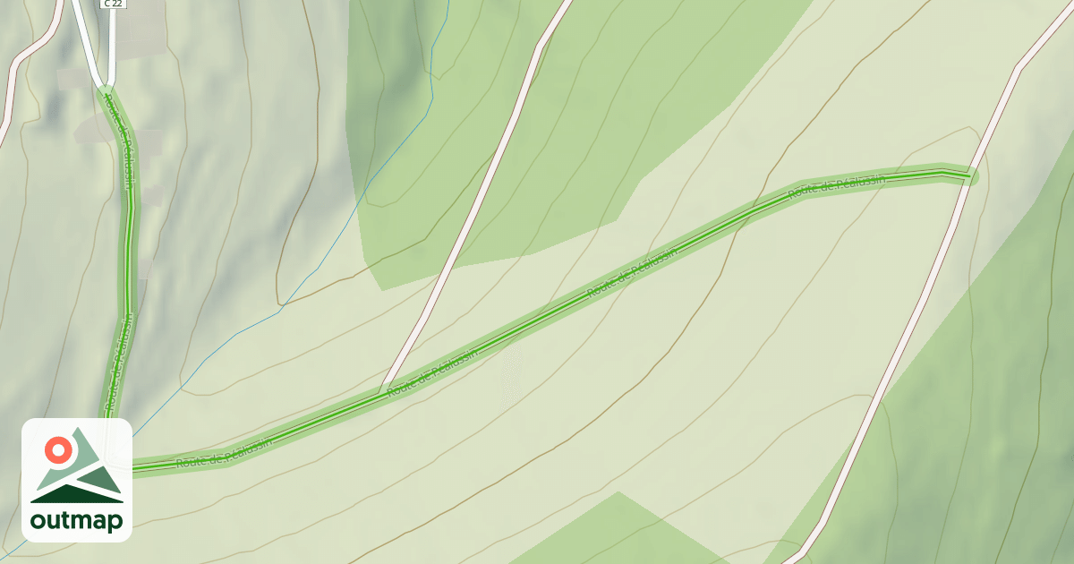 Map of Route de Péalussin