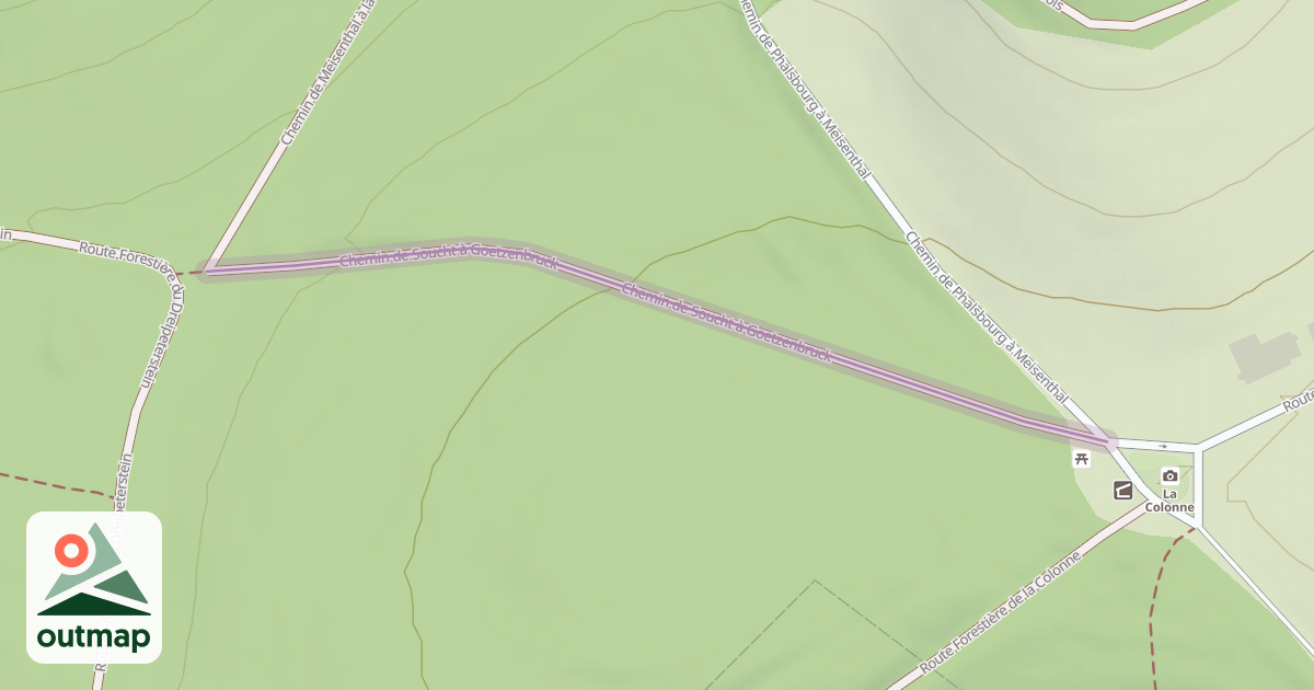 Map of Chemin de Soucht à Goetzenbruck