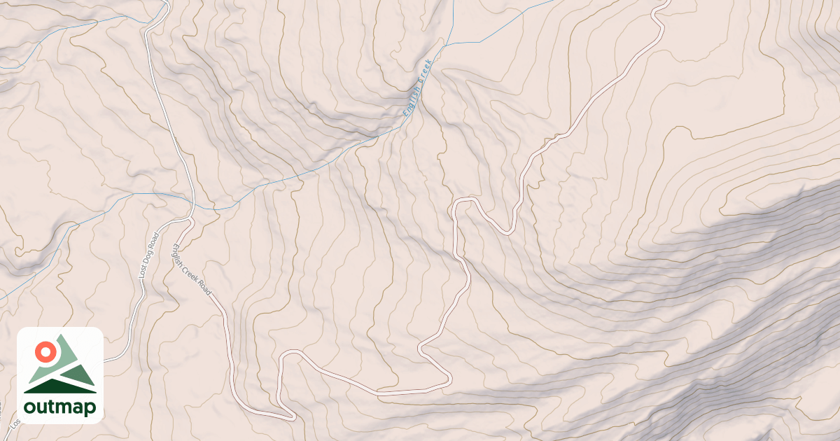 Map of ENGLISH CR