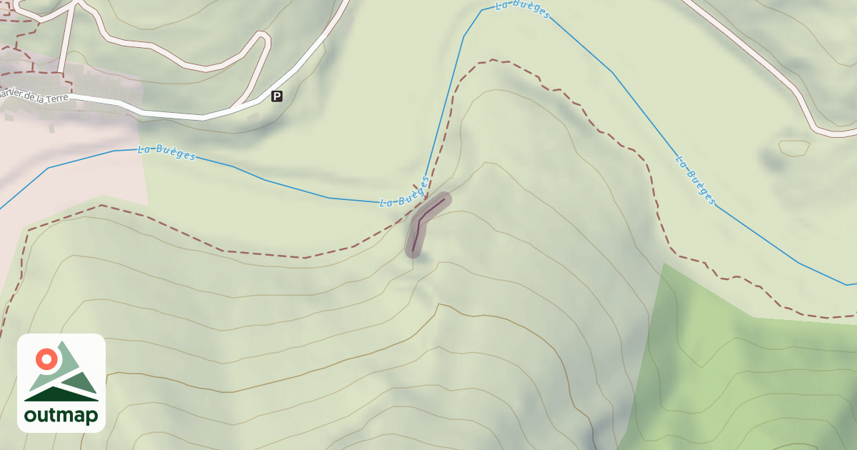 Map of La Calasse