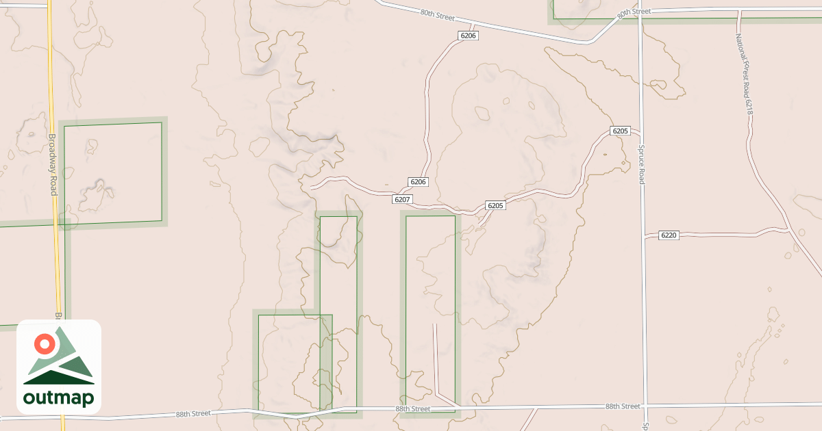 Map of 6206