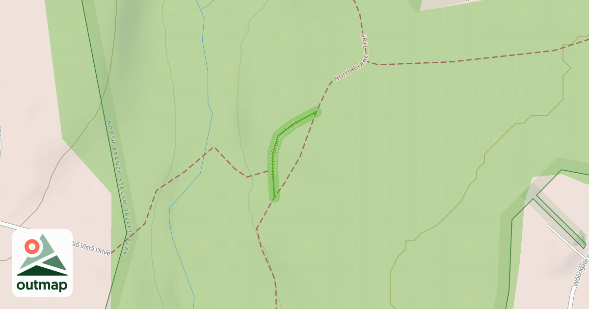 Map of North Branch Trail
