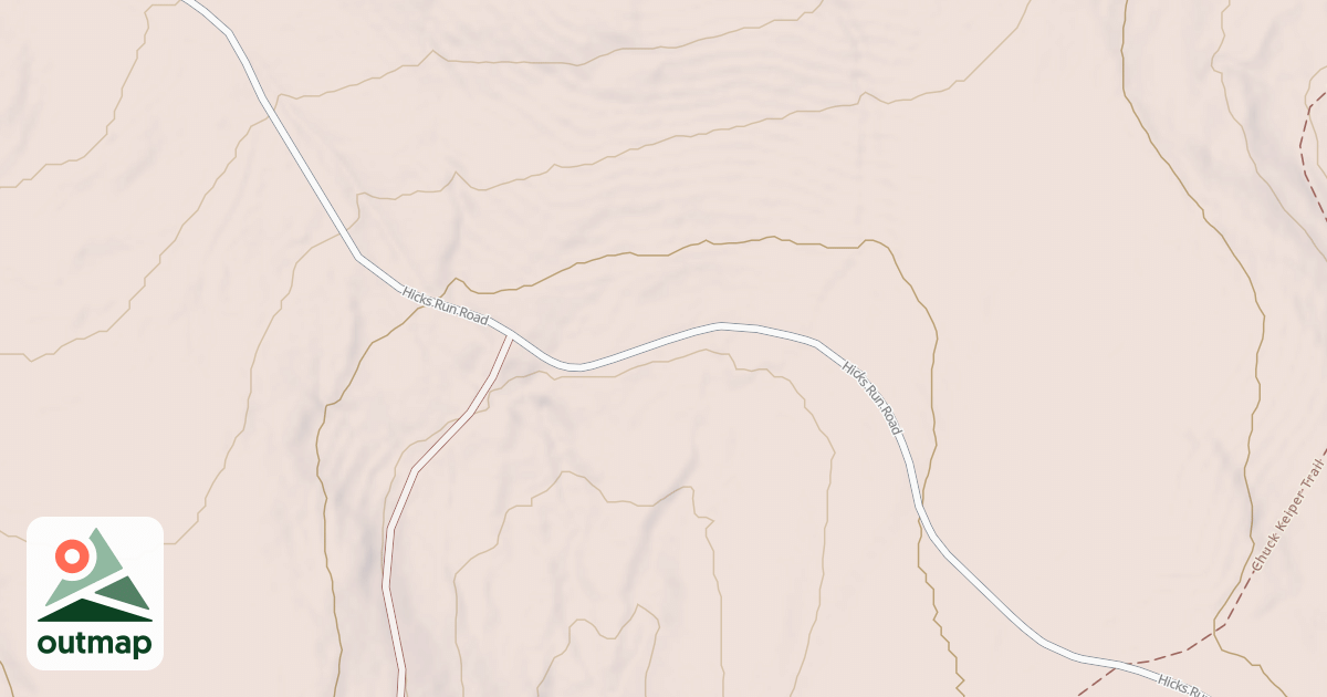 Map of Beech Creek Snowmobile Trails