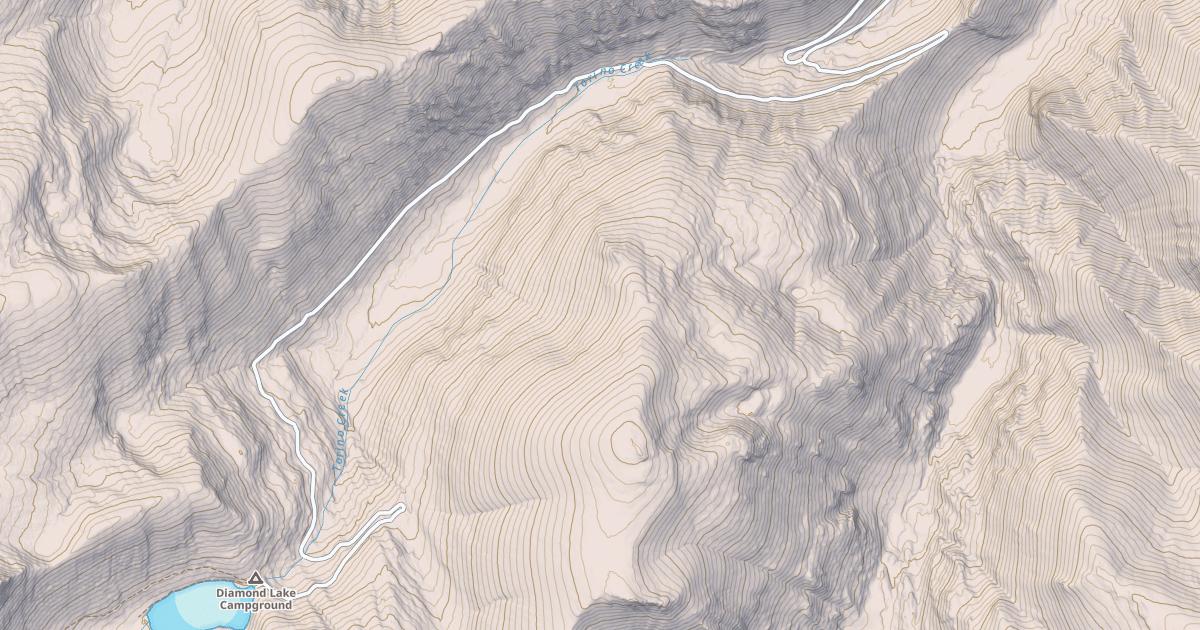 Map preview of DIAMOND LAKE
