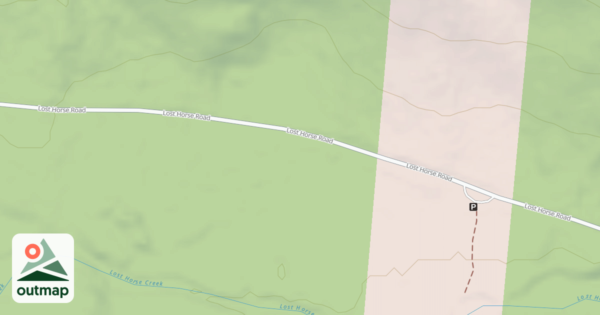 Map of (FDR) LOST HORSE
