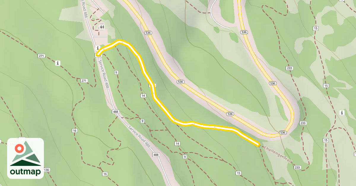 Map of Challenge Trail